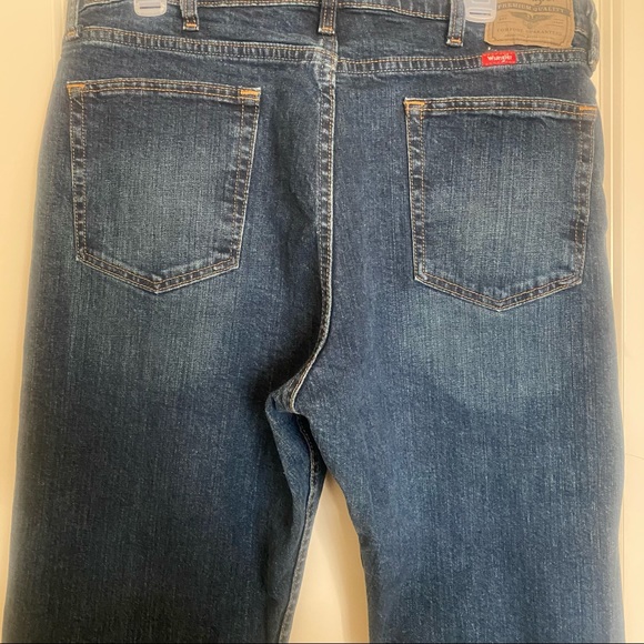 Wrangler Big Men's Five Star Straight Fit Flex Jeans Metro Wash 36 - Picture 13 of 16